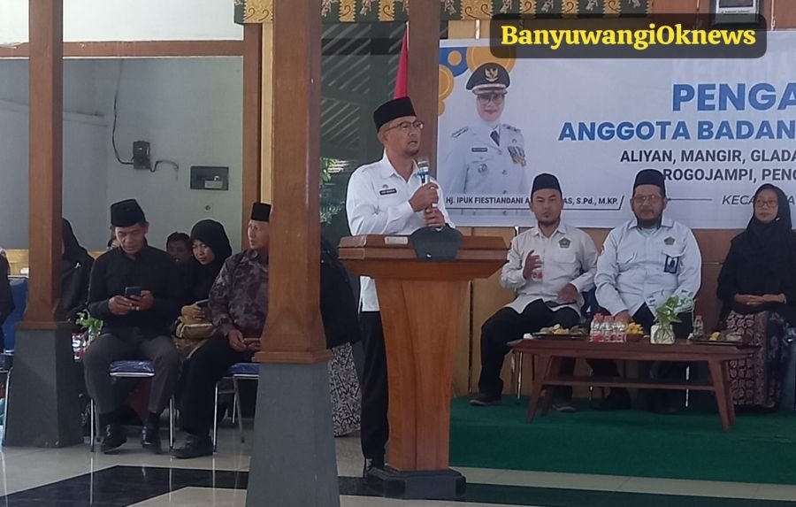 Pelantikan Anggota BPD Se-Kecamatan Rogojampi